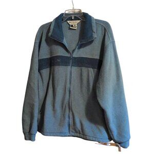 Columbia Sweater Interchange Core Interlayer Two Toned Blue Full Zip up Fleece